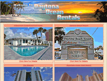 Tablet Screenshot of daytonaoceanrentals.com